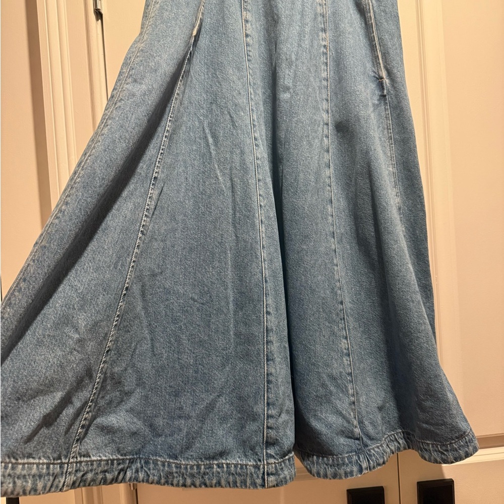 Madewell Midi Skirt in Robertson Wash: Airy Denim Edition - Picture 5 of 5